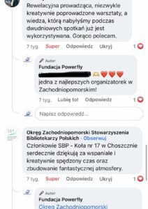 Komentarz uczestnika - Nowoczesny Marketing i Innowacje Technologiczne w Bibliotece: Rewolucja Wiedzy w Zachodniopomorskich Bibliotekach!