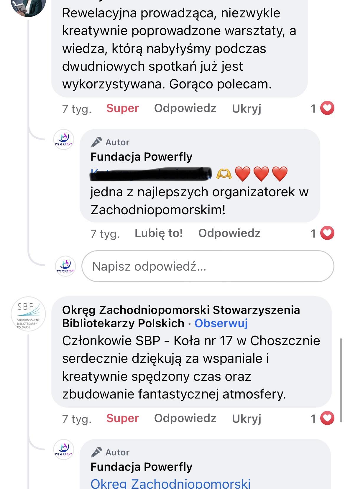 Komentarz uczestnika - Nowoczesny Marketing i Innowacje Technologiczne w Bibliotece: Rewolucja Wiedzy w Zachodniopomorskich Bibliotekach!